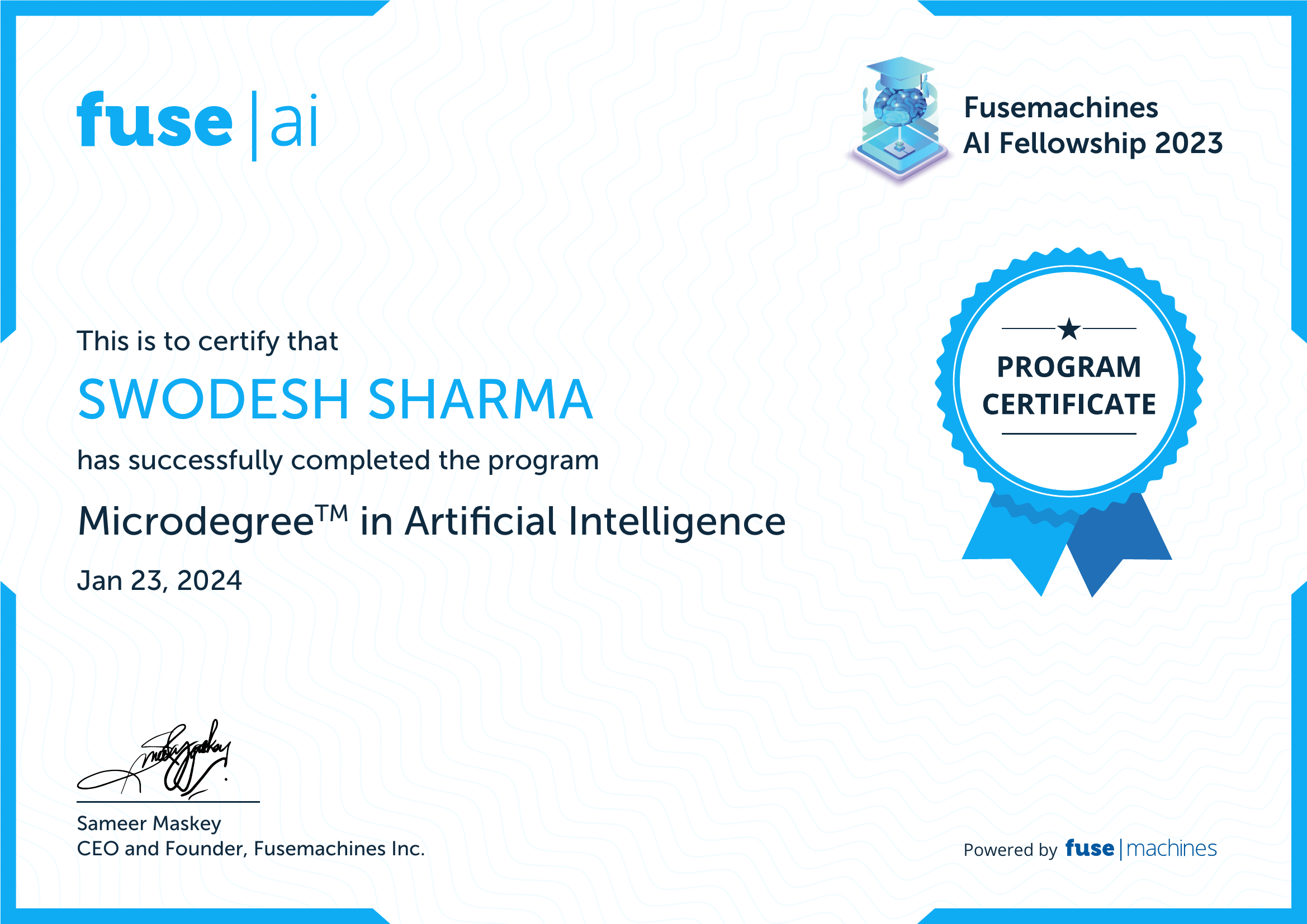 MicrodegreeTM in Artificial Intelligence