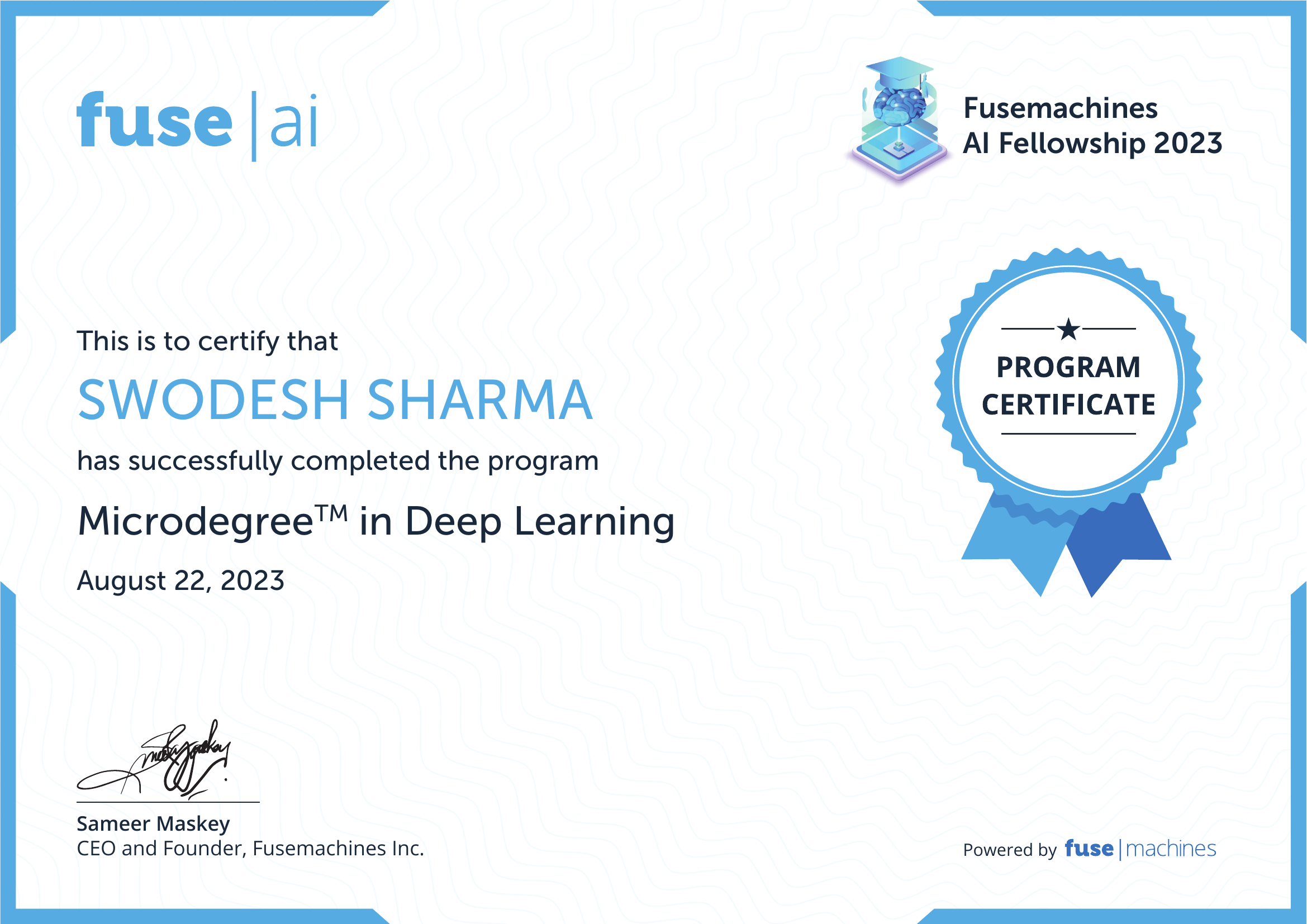 MicrodegreeTM in DeepLearning