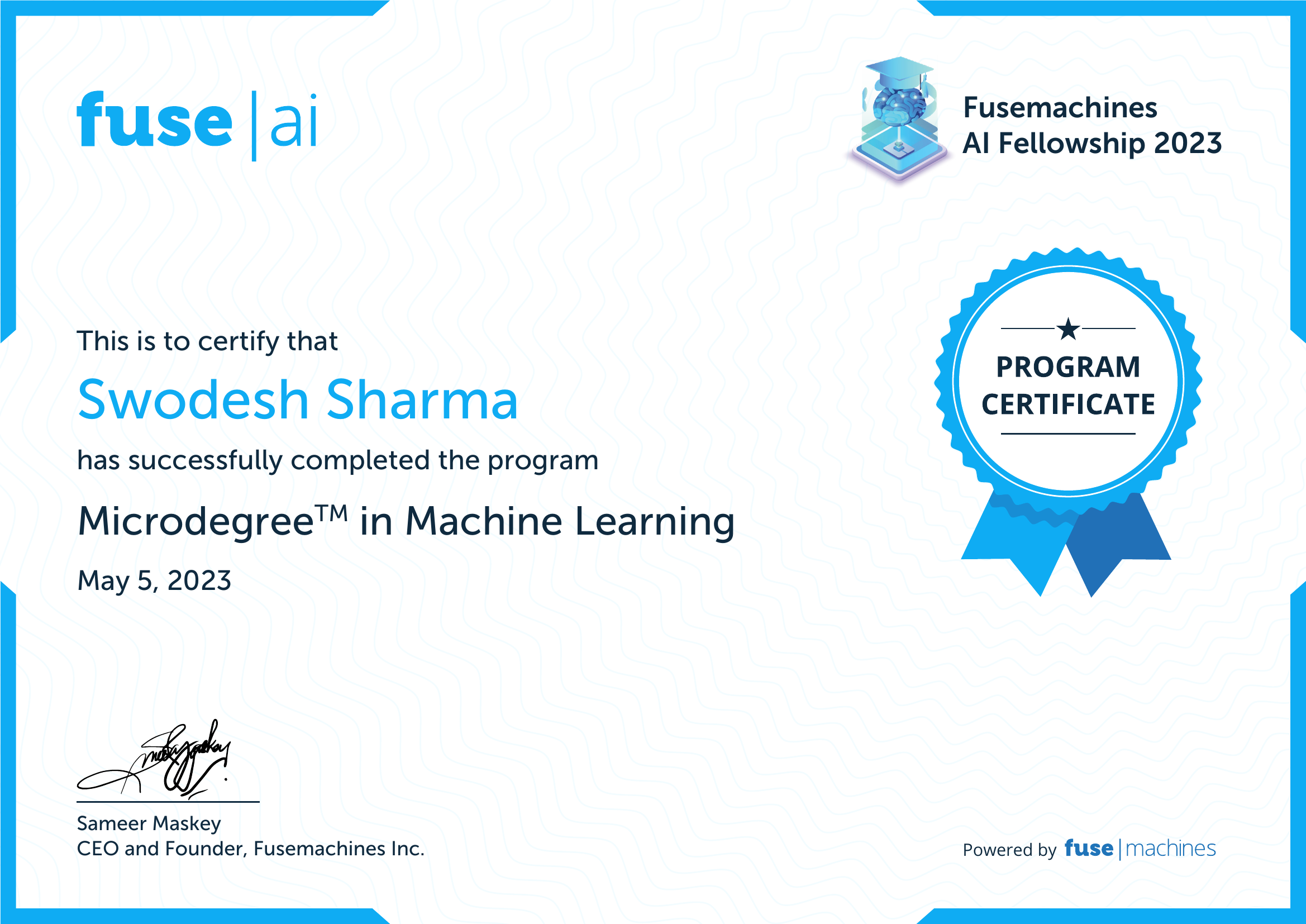 MicrodegreeTM in Machine Learning