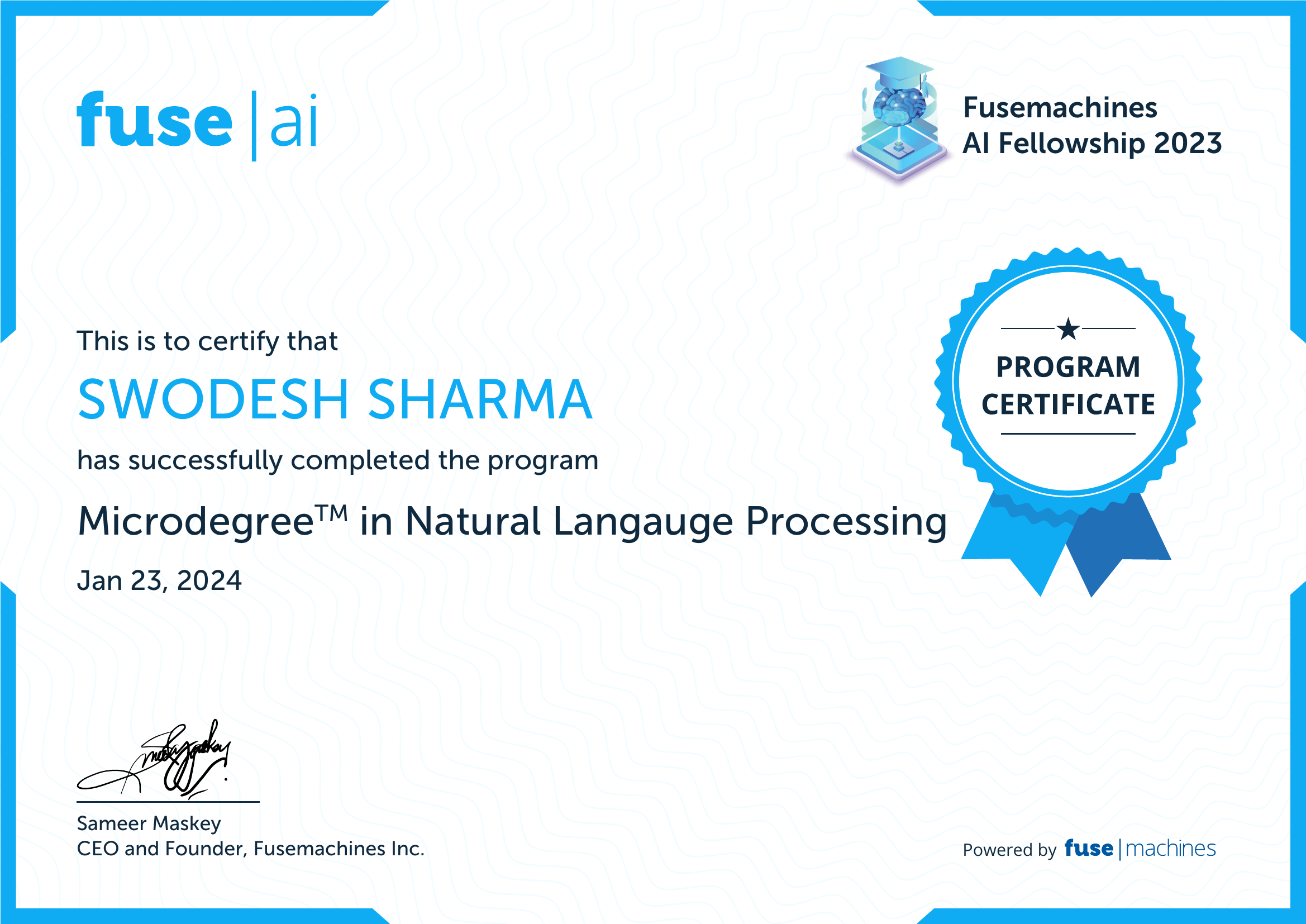 MicrodegreeTM in Natural Language Processing